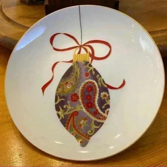 222 Fifth set of 4 “Paisley Ornaments” plates - Picture 6 of 9